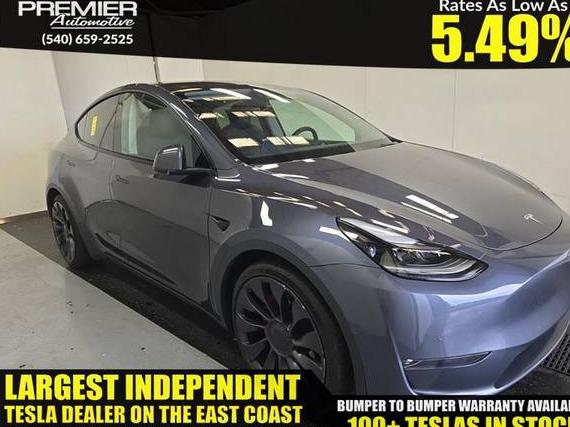 TESLA MODEL Y 2022 7SAYGDEF9NF552935 image